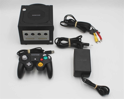 GameCube - Jet Black - Konsol - SNR DE11807495 (B Grade) (Genbrug)